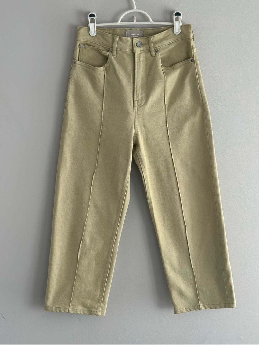 Everlane Way High Jean in Light Khaki Beige Women’s Size 27
